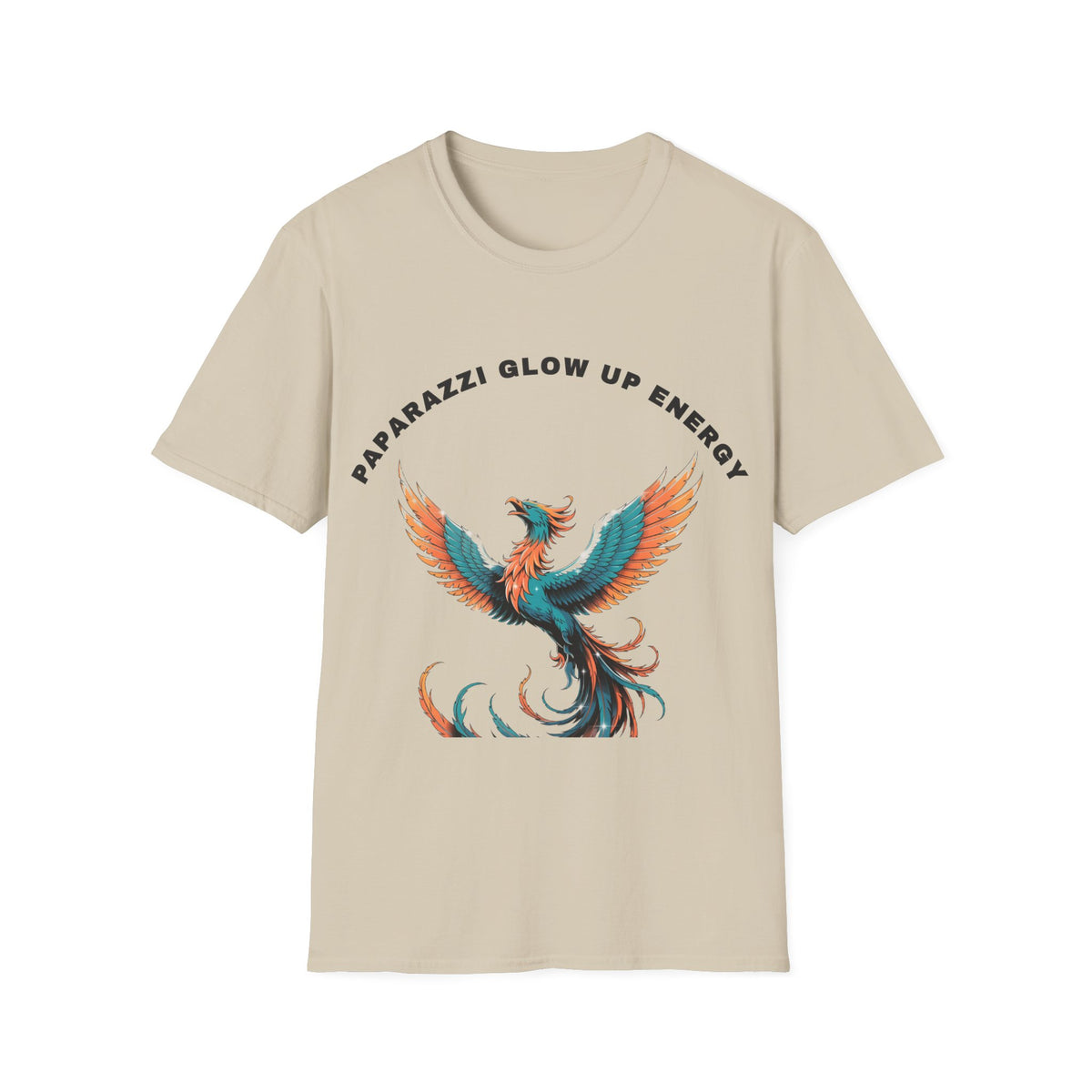 Phoenix Graphic T-Shirt — "Paparazzi Glow Up Energy" Inspirational Casual Tee - Trending Now - September 2026