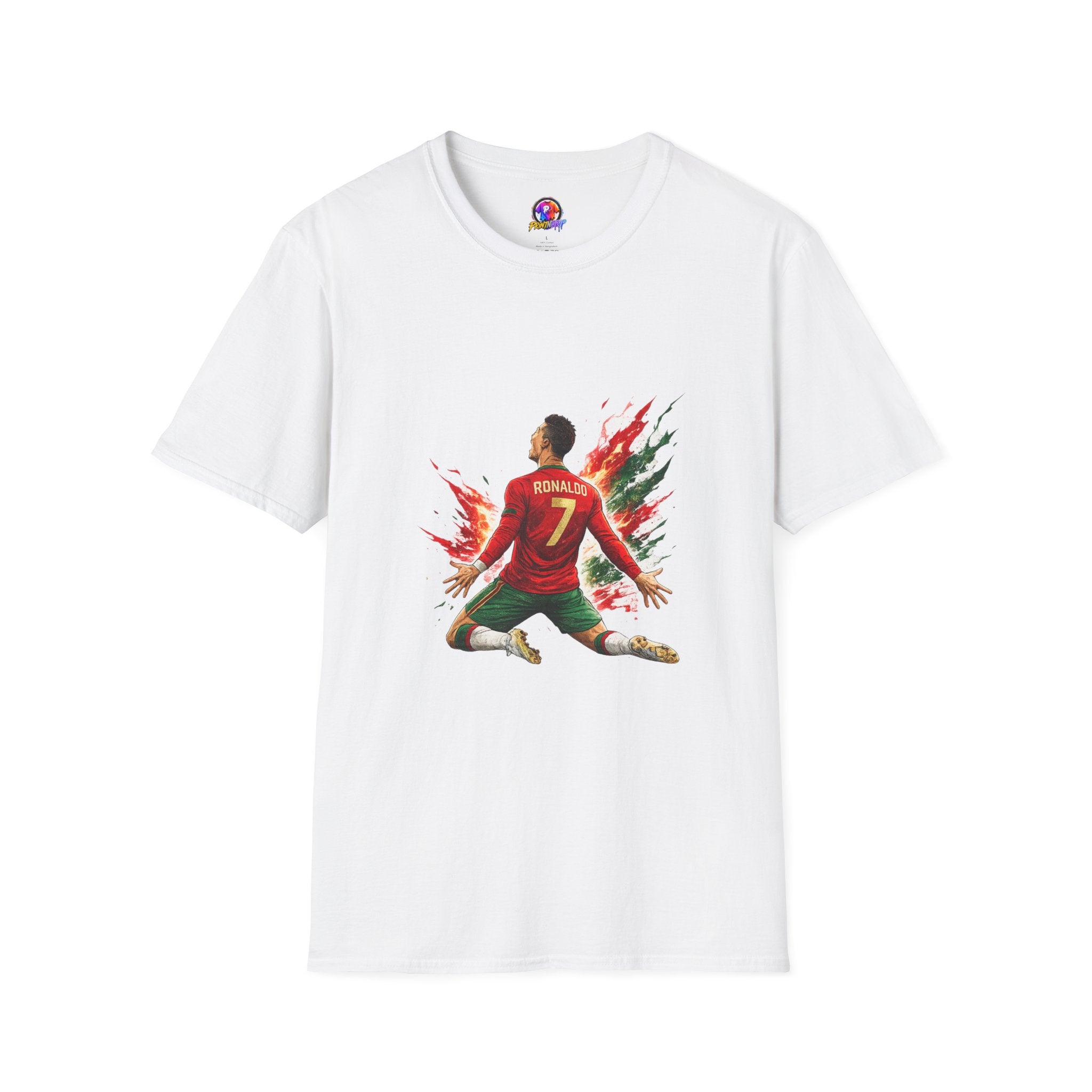 Portugal Soccer Player #7 Graphic T‑Shirt — Dynamic Portugal Fan Tee