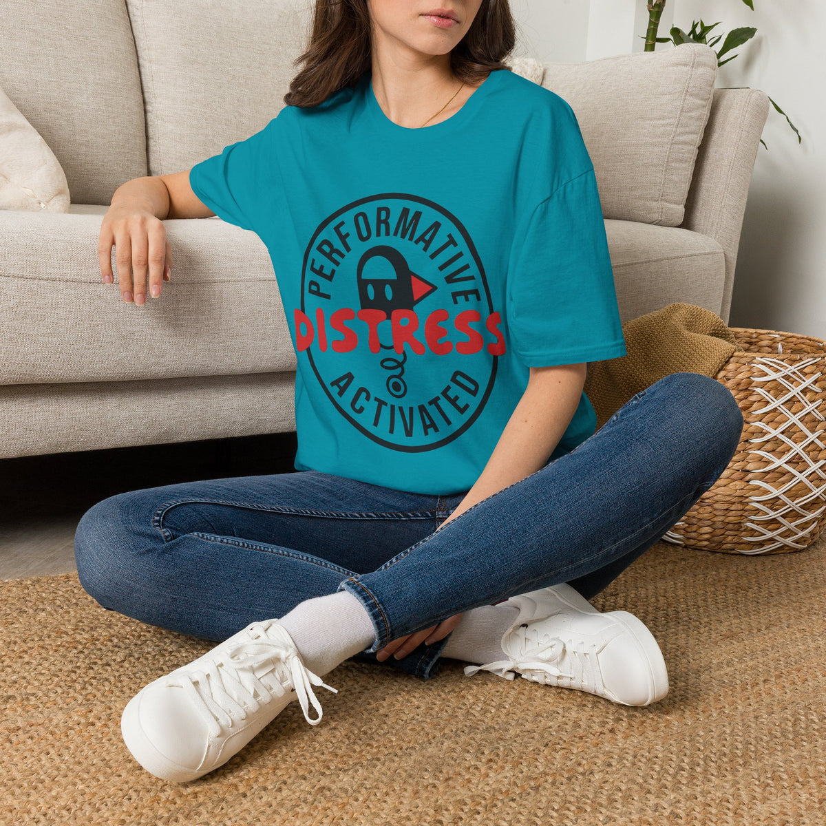T-Shirt — “Performative Distress Activated” Graphic Tee - Trending Now - August 2026
