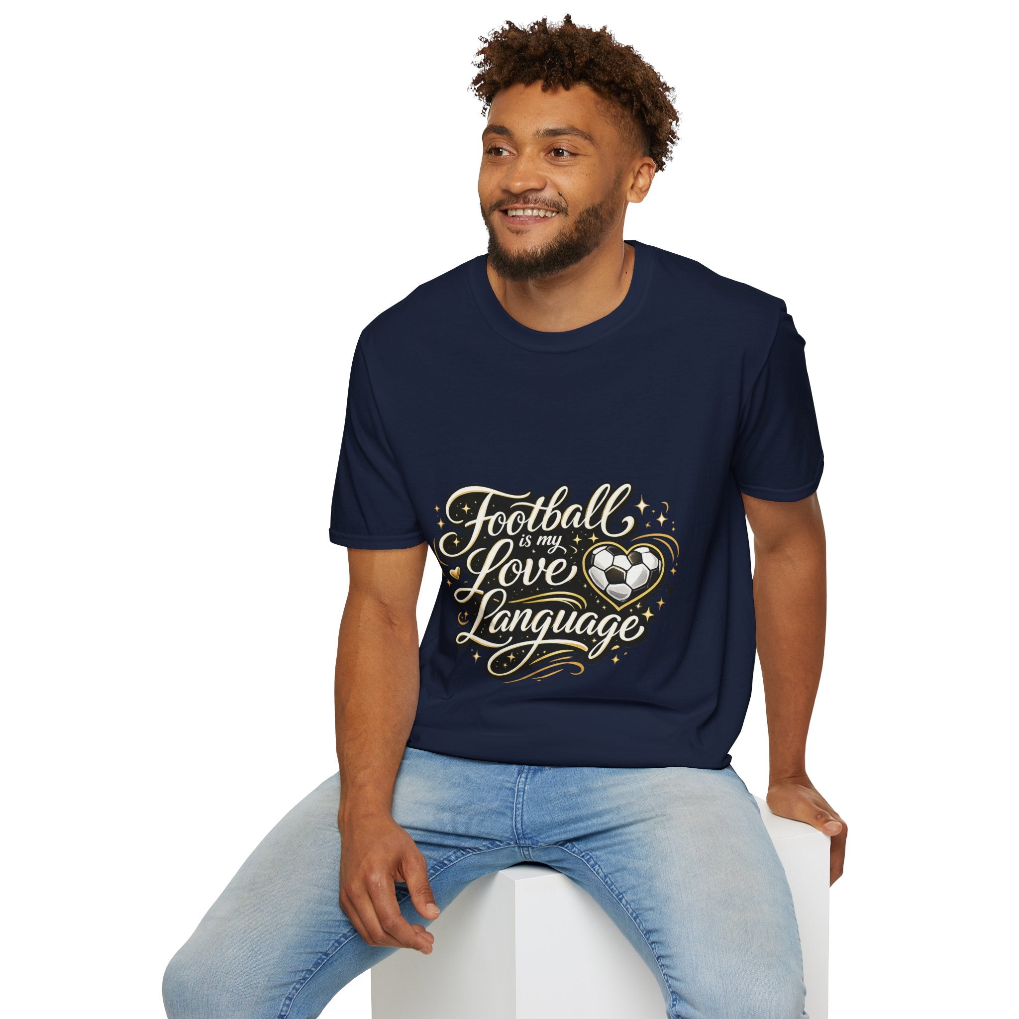 Women's/Unisex Soccer Fan Shirt Football Is My Love Language Tee —