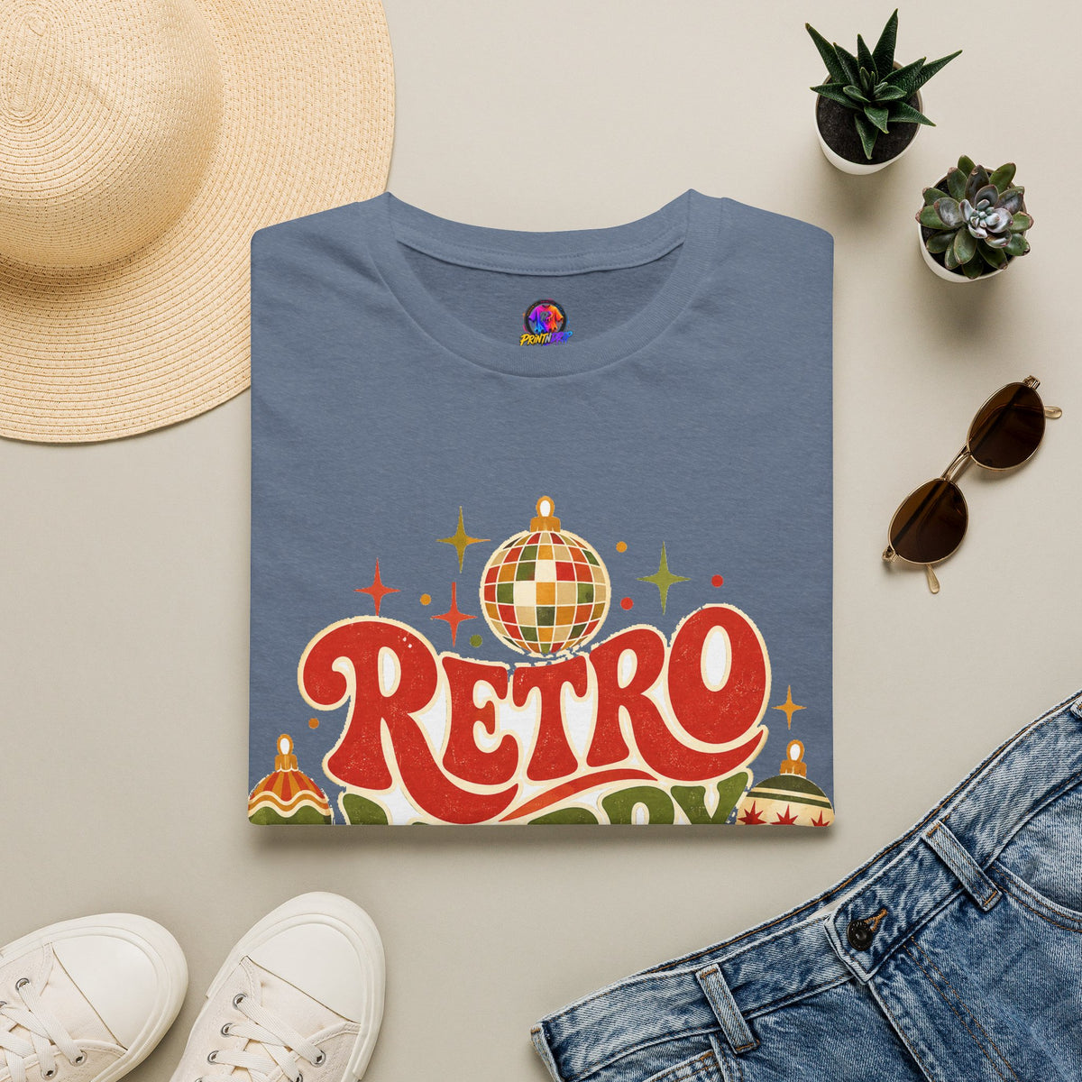 Retro Merry Energy T-Shirt