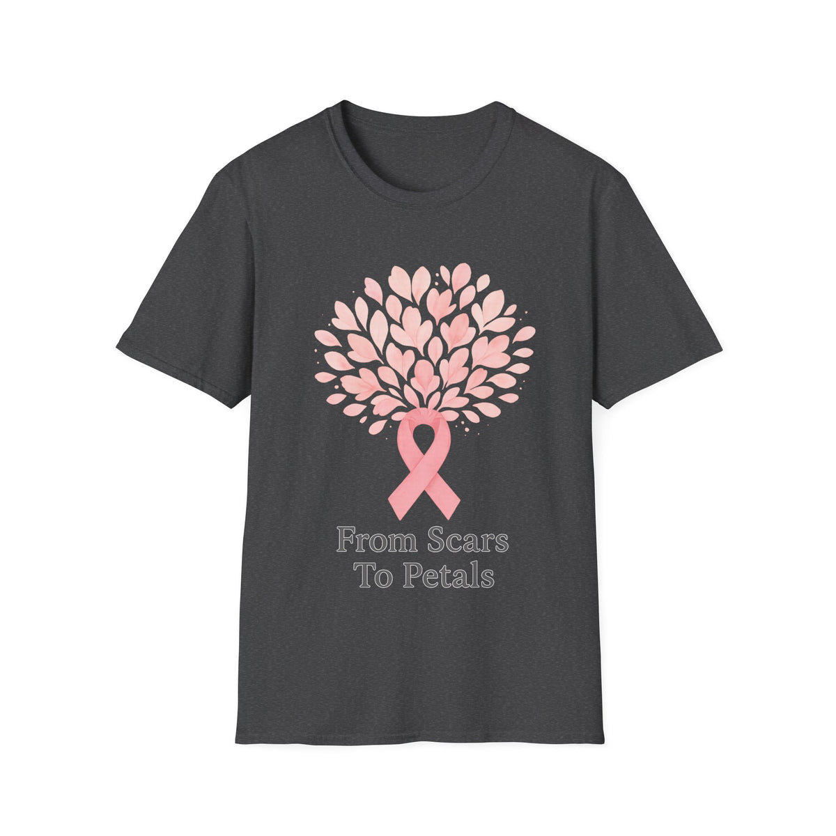 From Scars To Petals Pink Ribbon Tree T-Shirt, Breast Cancer Survivor Gift Tee - Trending Now - September 2026