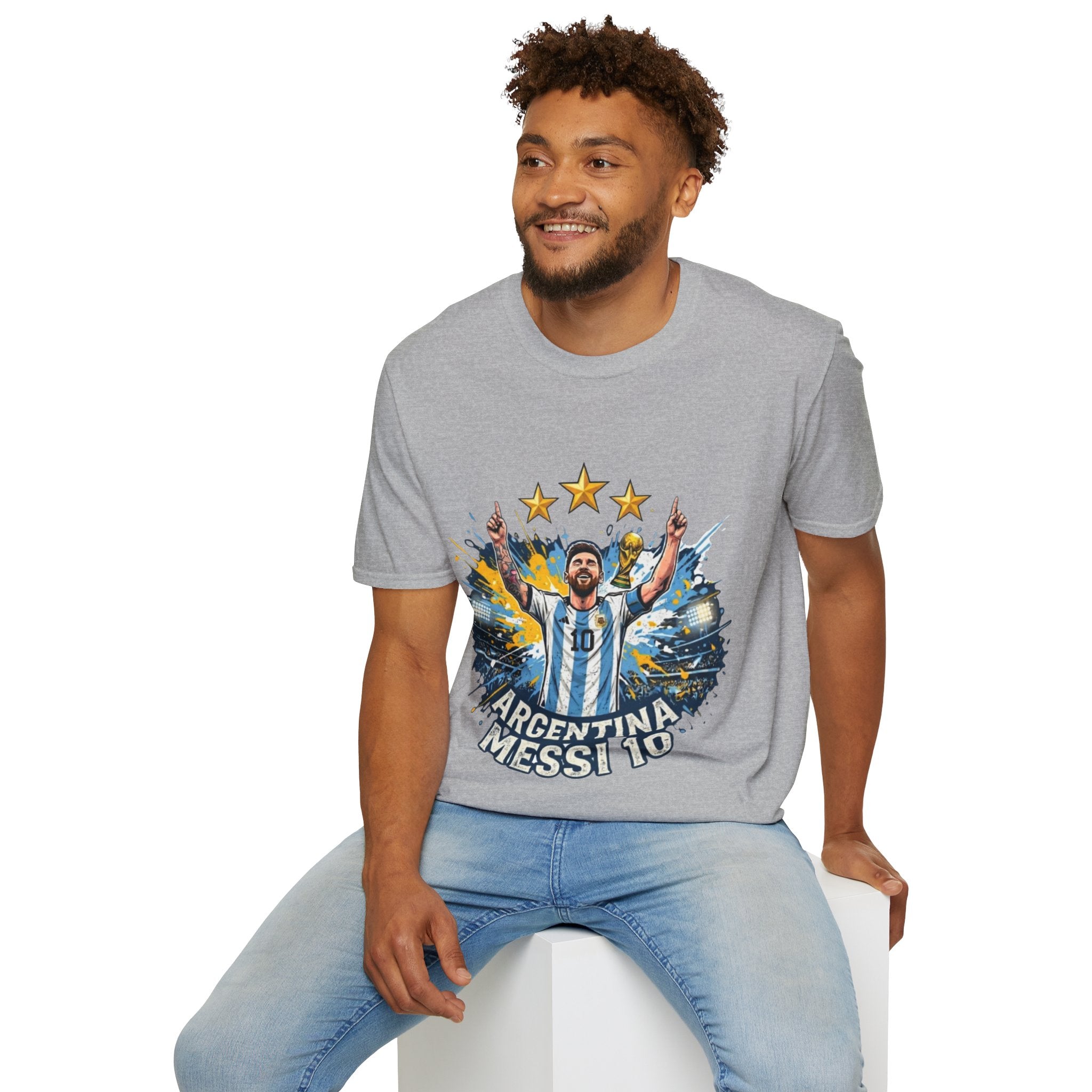 Argentina Messi Soccer T‑Shirt — World Cup Champion Fan Tee