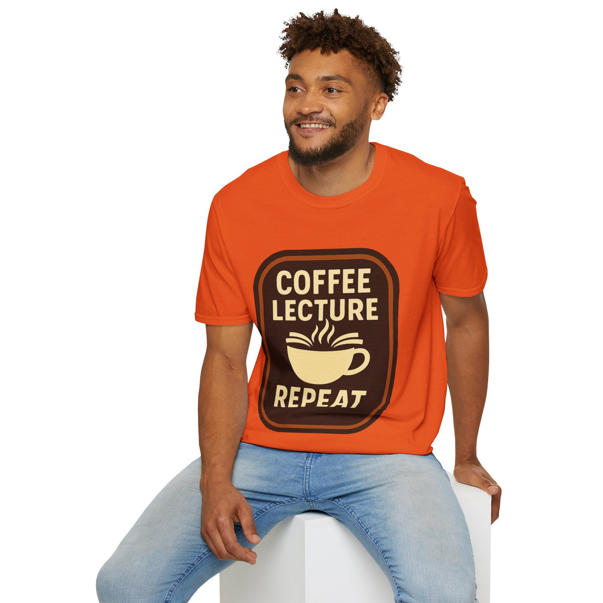 Coffee Lecture Repeat T‑Shirt — Funny Professor Coffee Tee for Teachers & Students - Trending Now - August 2026