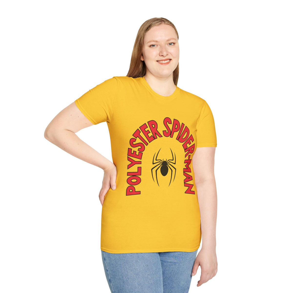 Spider Graphic T-Shirt — "Polyester Spiderman" Retro Spider Logo Tee - Trending Now - August 2026