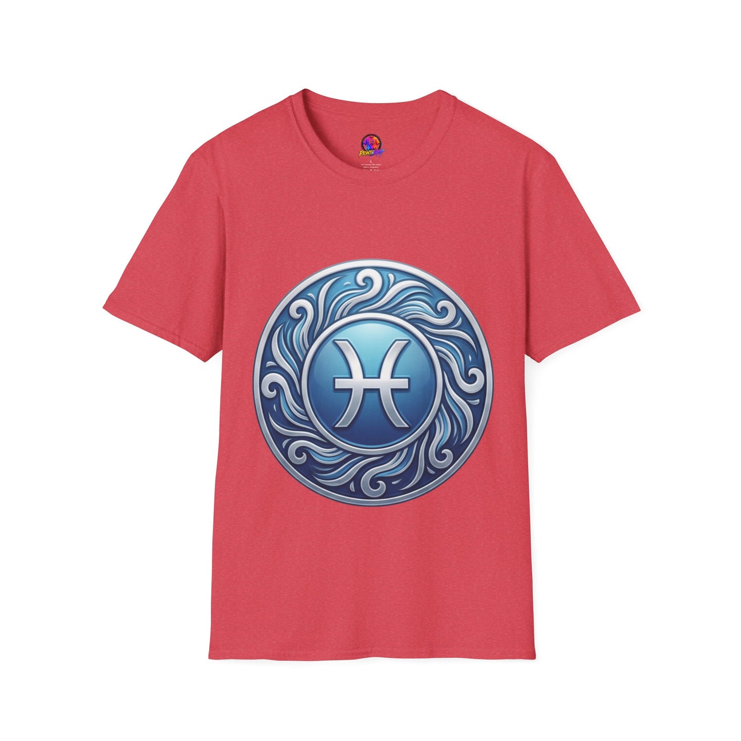 Pisces Zodiac T-Shirt – Blue Water Sign Astrology Tee