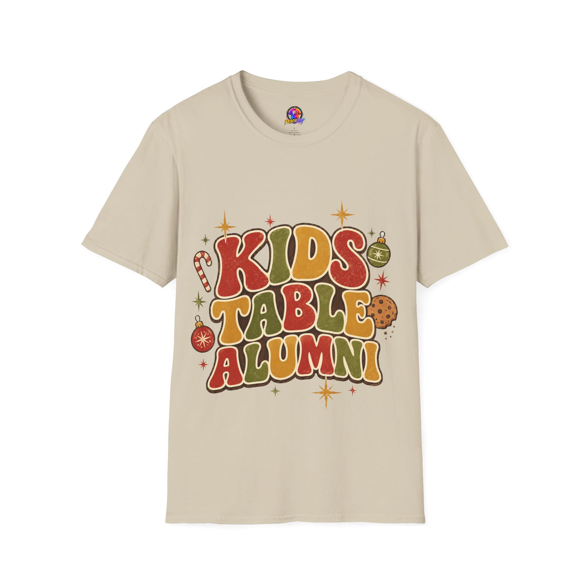 Kids Table Alumni T-Shirt — Retro Holiday Family Dinner Tee