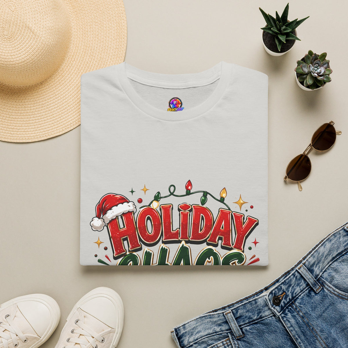Holiday Chaos Coordinator T-Shirt — Funny Christmas Crew Tee