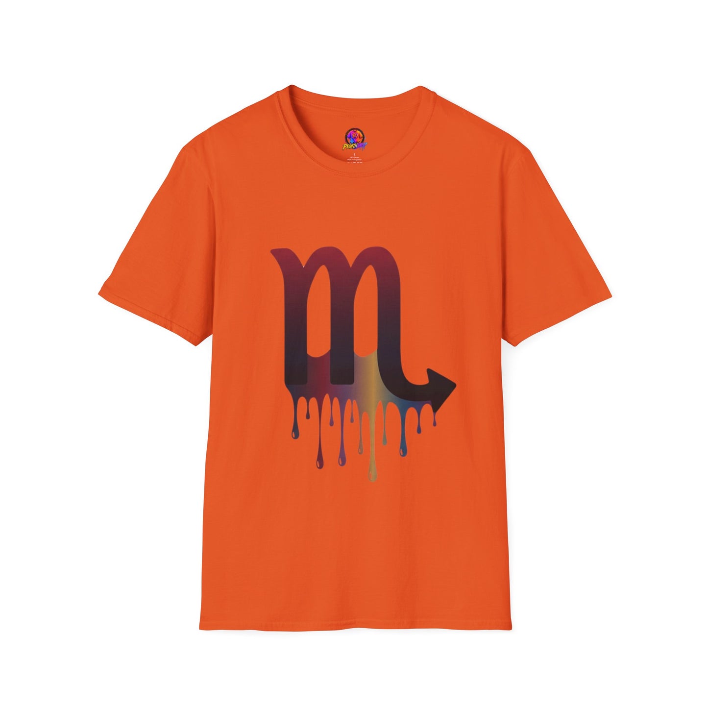 Scorpio Drip Symbol T-Shirt — Zodiac Scorpion Astrology Tee