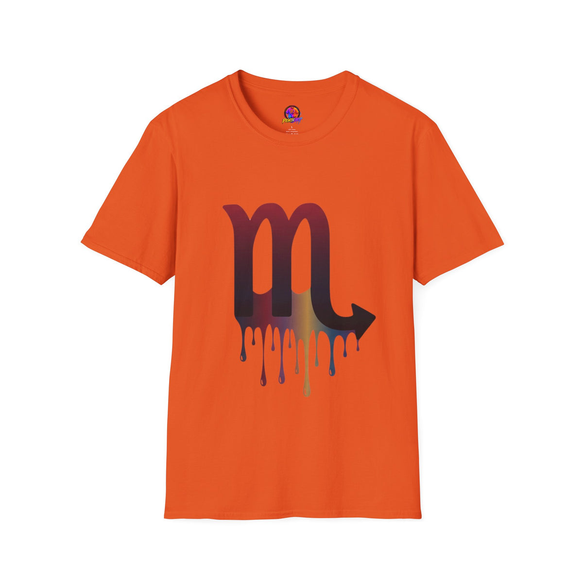 Scorpio Drip Symbol T-Shirt — Zodiac Scorpion Astrology Tee
