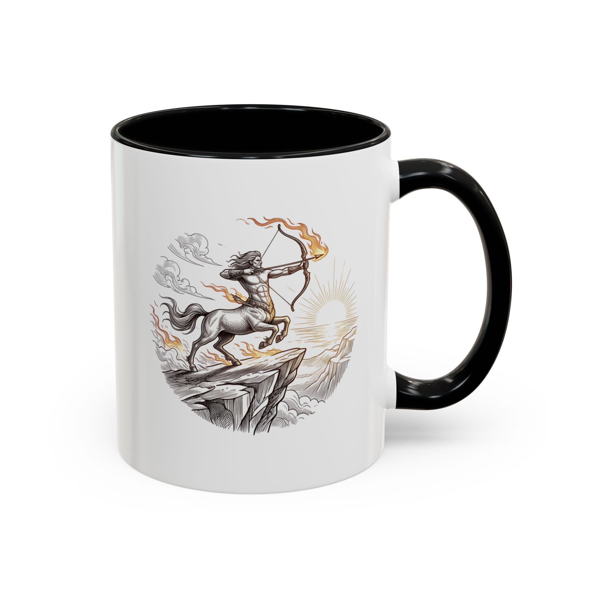 Centaur Archer Coffee Mug — Mythic Sagittarius Design Accent Mug