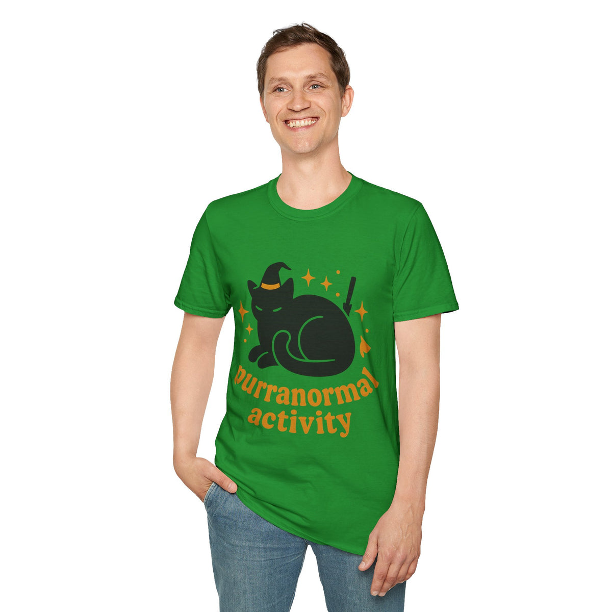 Paranormal Activity Circle T-Shirt — Cute Retro Ghost & Stars Tee - Trending Now - August 2026