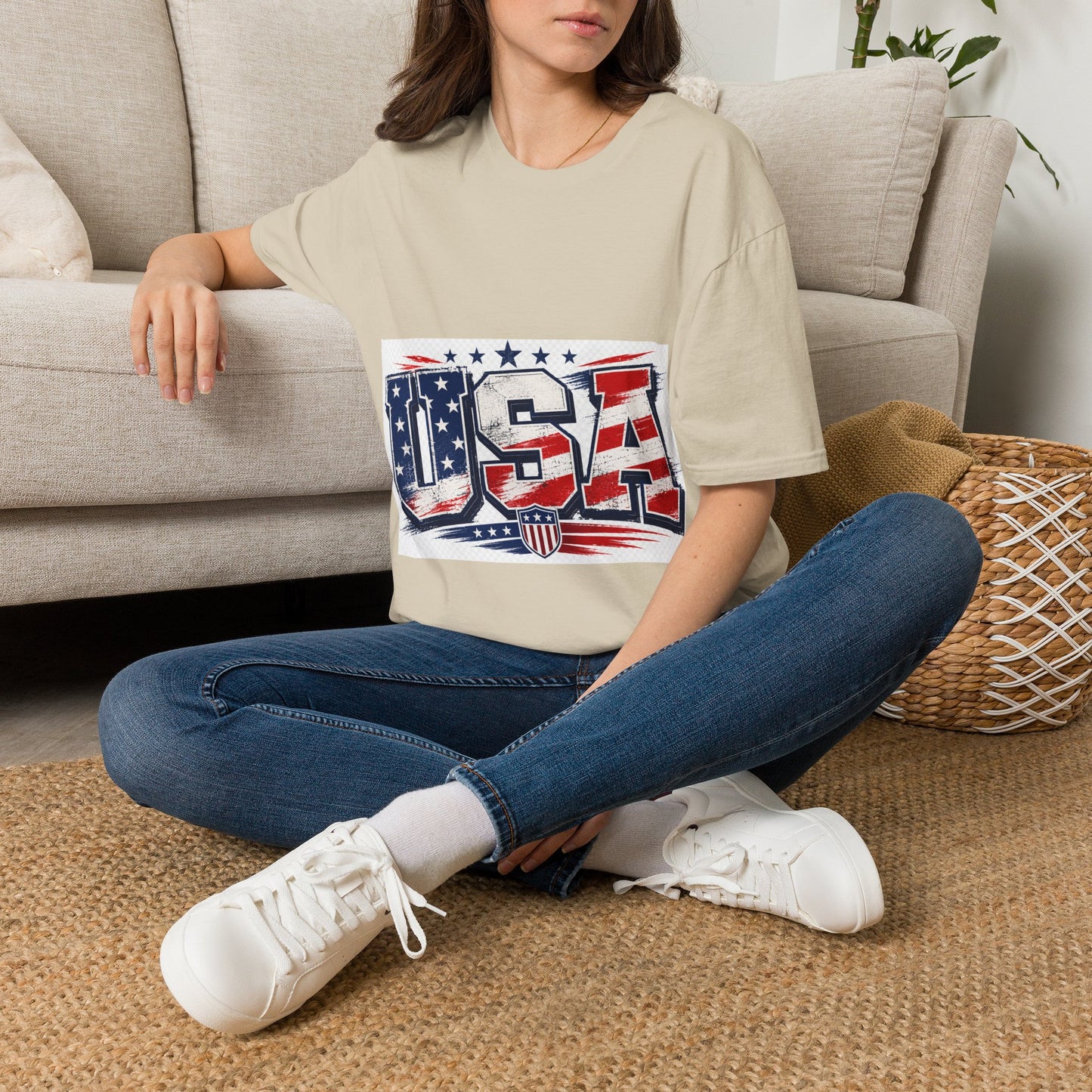USA Flag Graphic T-Shirt — Patriotic American Pride Tee