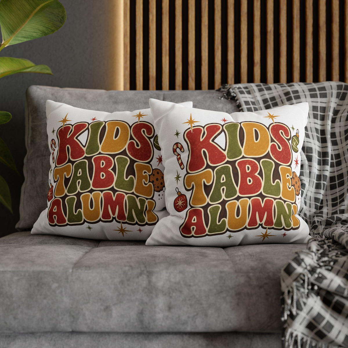 Christmas Kids Table Alumni Holiday Pillowcase