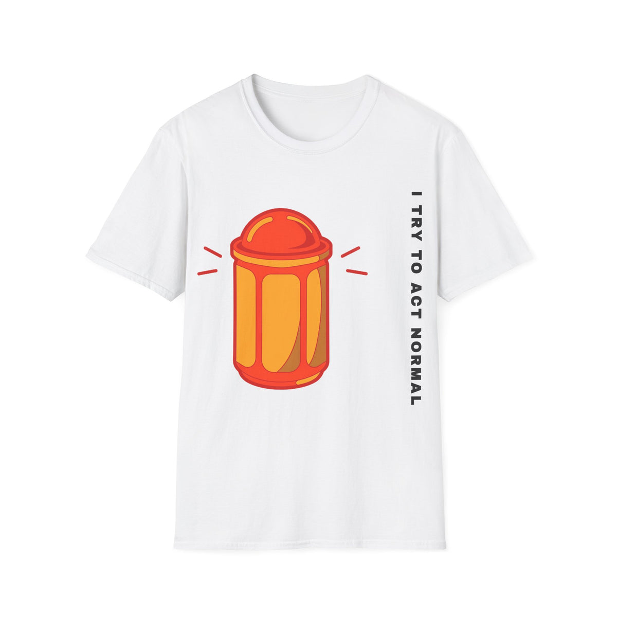 T-Shirt — 'I Try to Be a Grown-Up' Cartoon Fire Hydrant Graphic Tee - Trending Now - September 2026