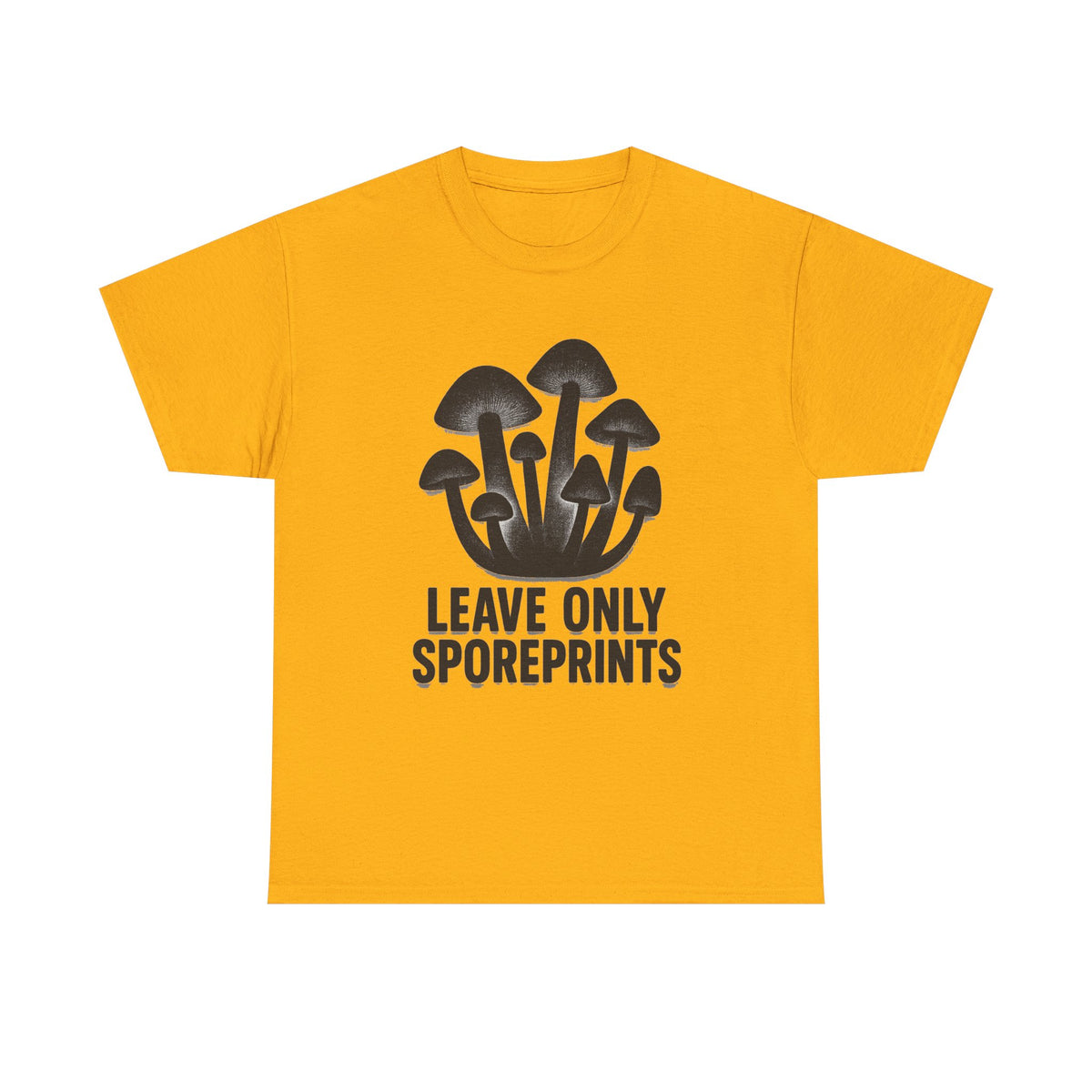 Mushroom Tee — "Leave Only Sporeprints" Eco Nature Graphic Shirt - Trending Now - August 2026