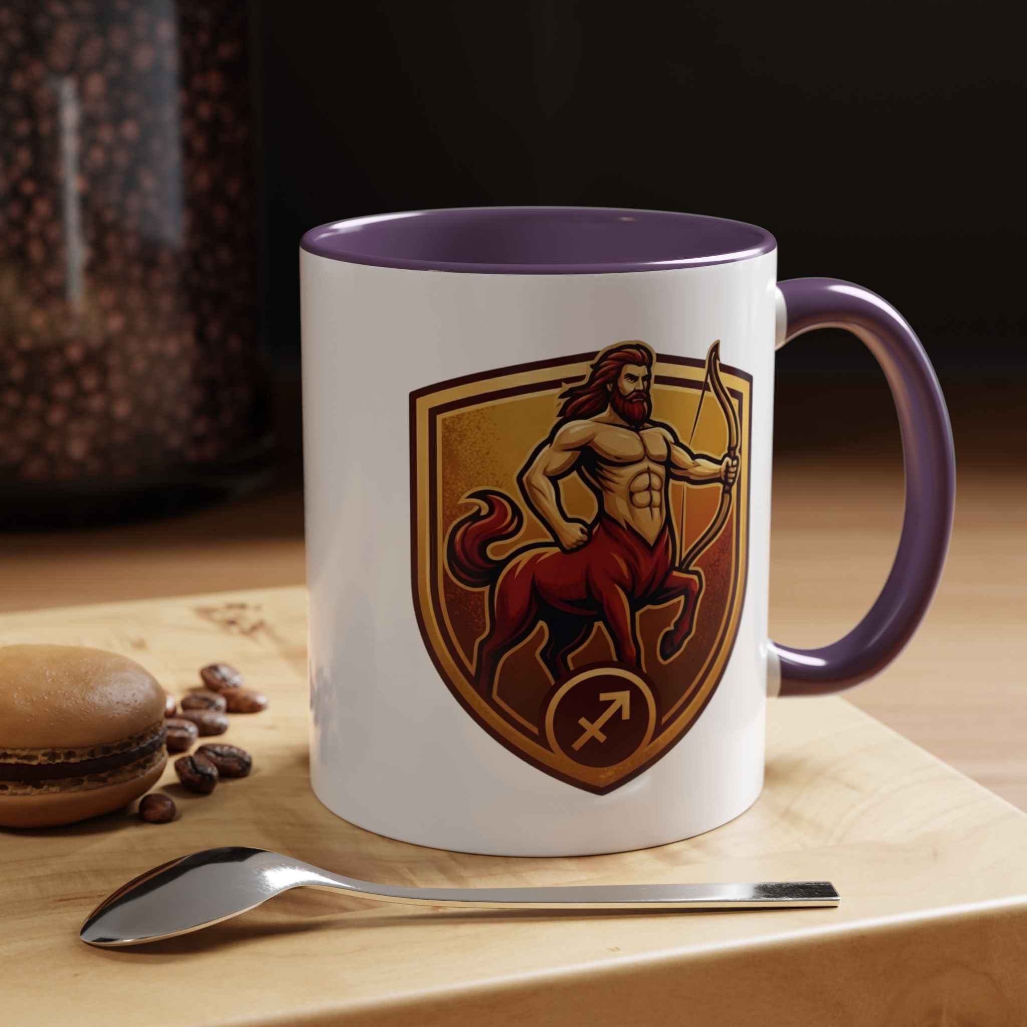 Sagittarius Centaur Coffee Mug — Zodiac Archer Accent Mug (11/15oz)