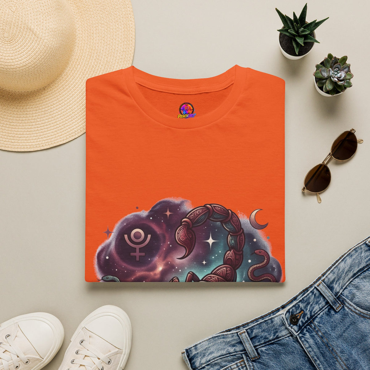 Scorpio Constellation T-Shirt — Cosmic Scorpion Zodiac Tee