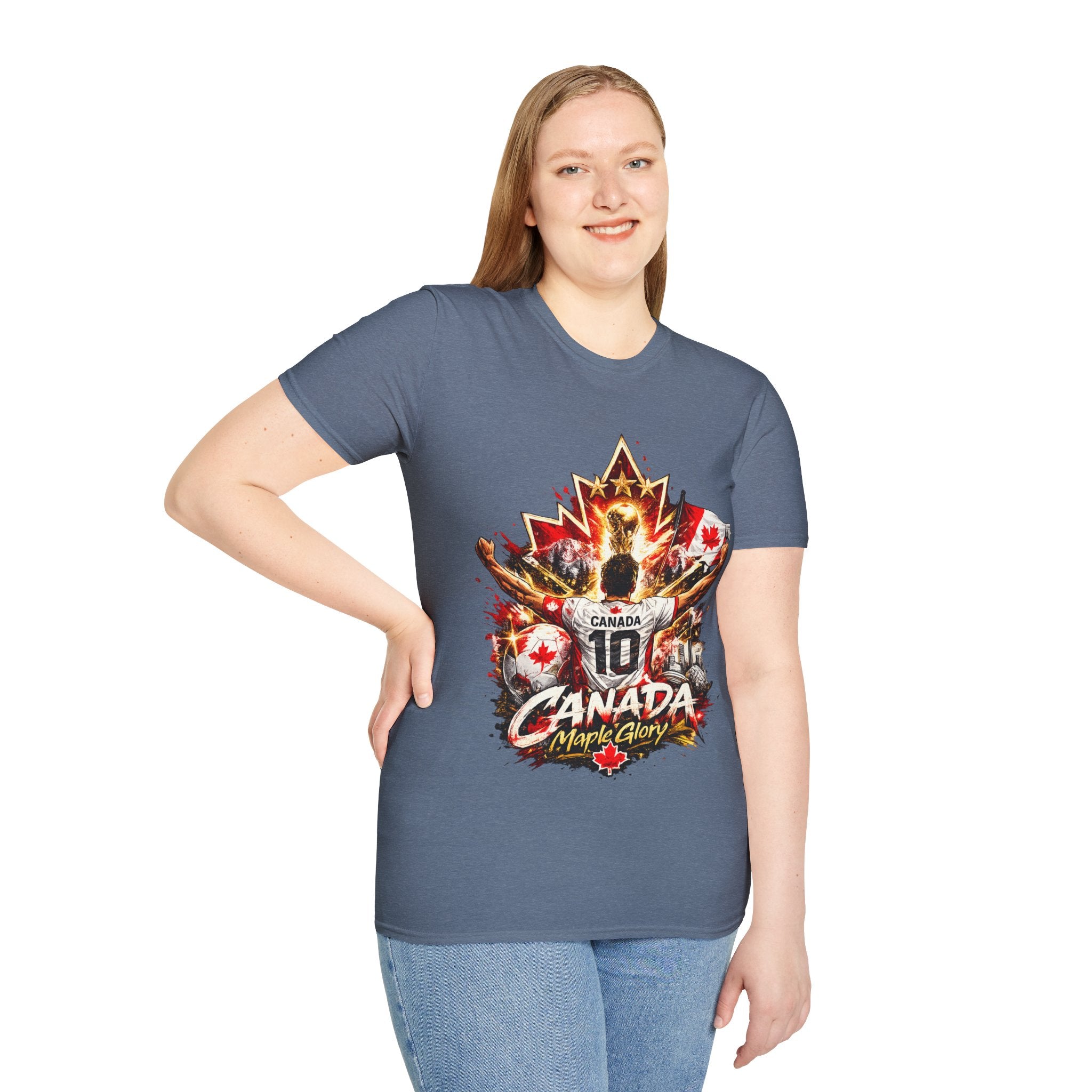 Canada Maple Glory T‑Shirt — Vintage Canadian Maple Leaf Graphic Tee