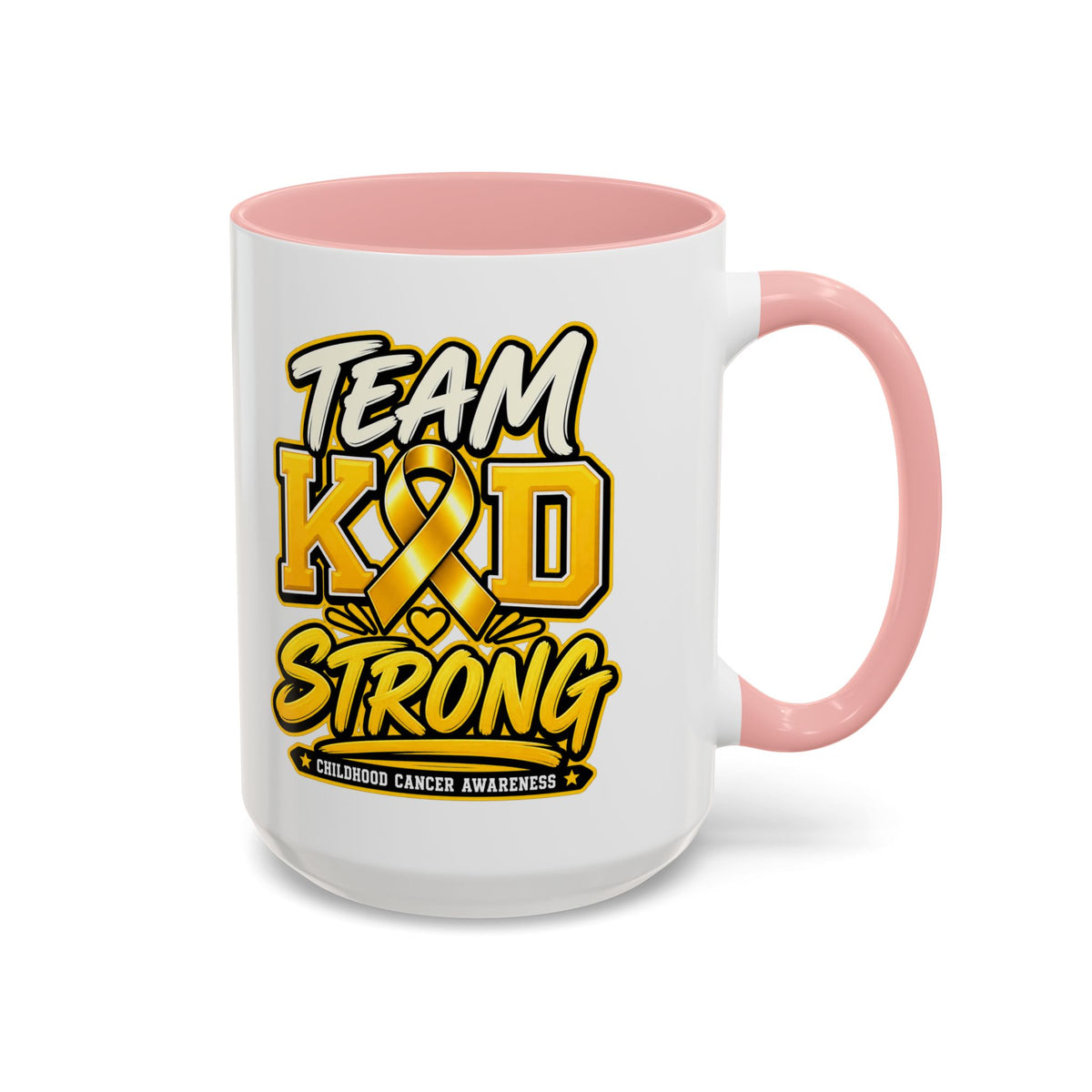 Team KID Strong Childhood Cancer Awareness Coffee Mug