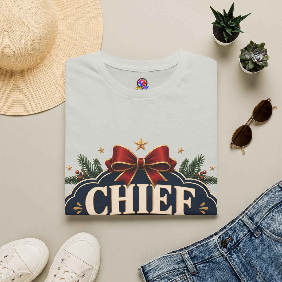 Christmas T-Shirt — "Chief Christmas Coordinator" Holiday Graphic Tee