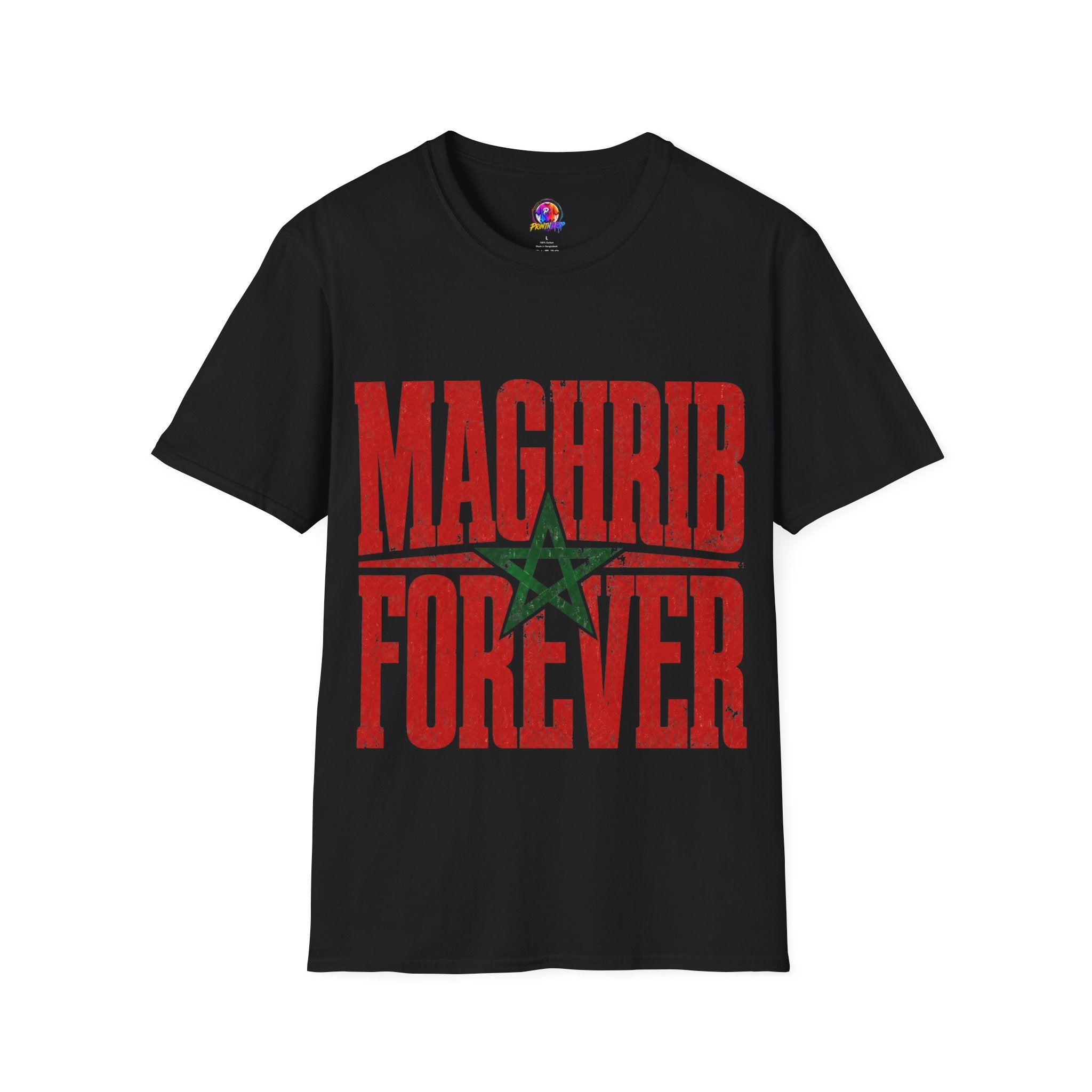 Morocco T-Shirt — Maghrib Forever Moroccan Flag Graphic Tee