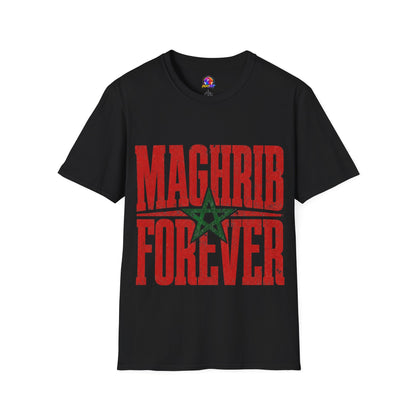 Morocco T-Shirt — Maghrib Forever Moroccan Flag Graphic Tee