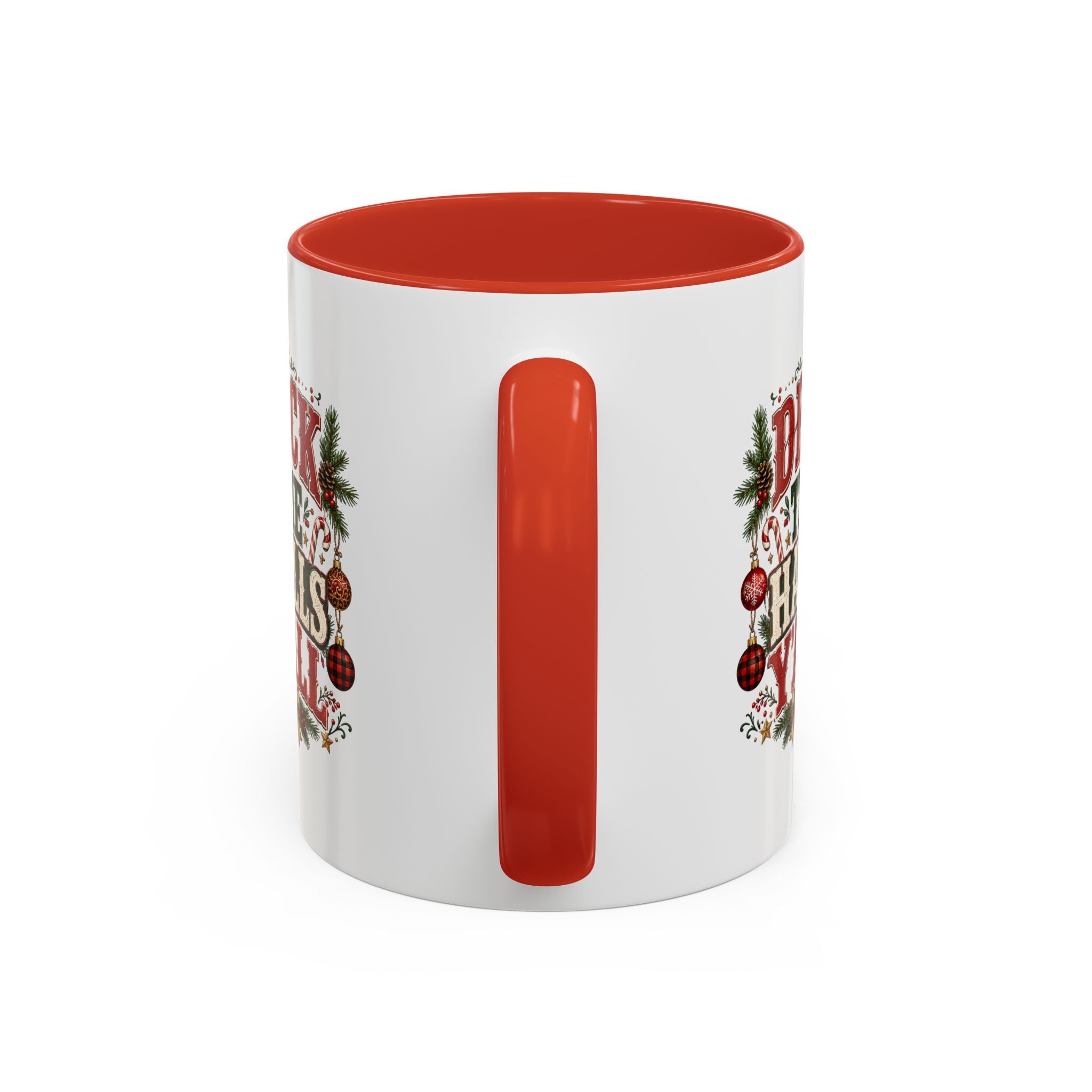 Deck the Halls Y'all Christmas Coffee Mug
