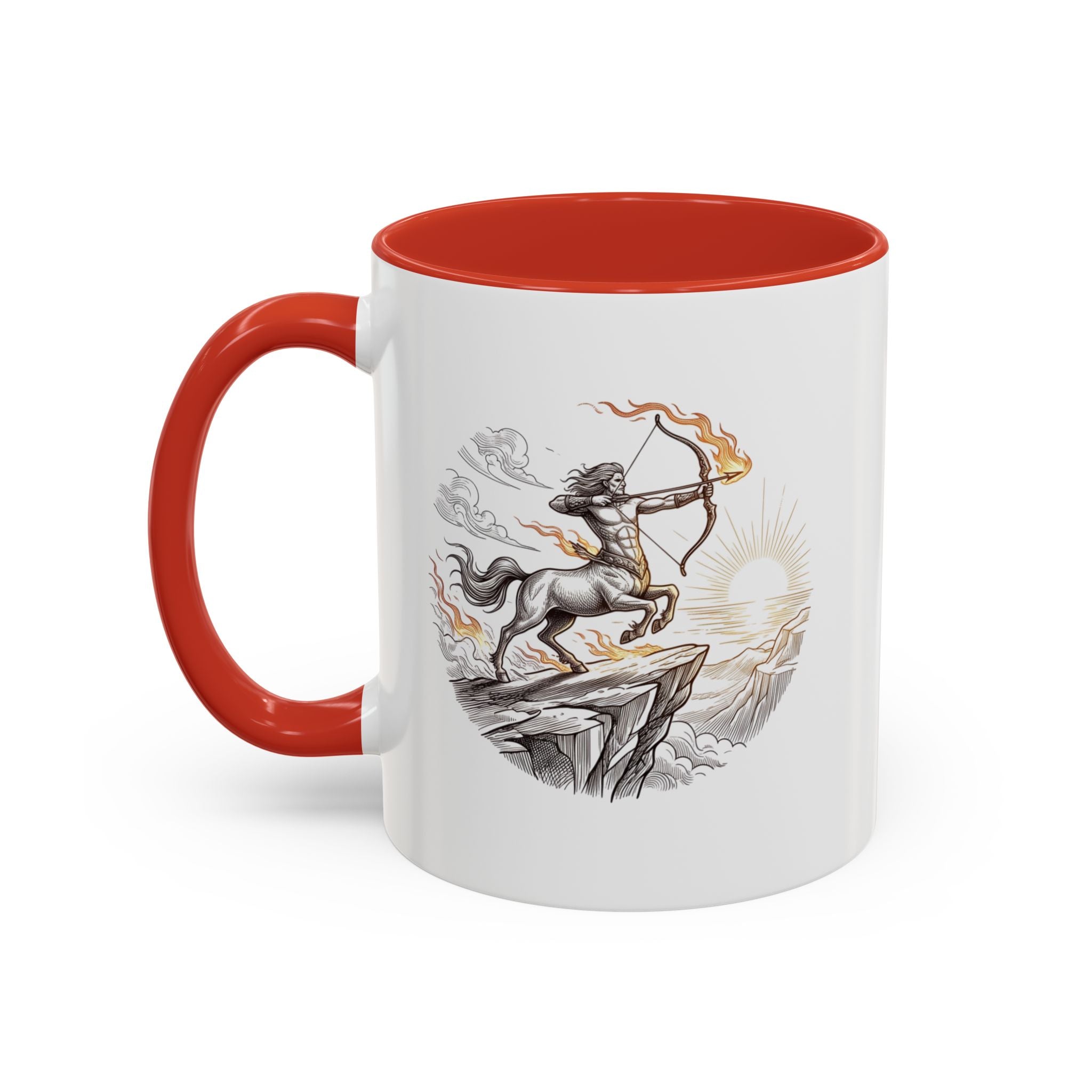 Centaur Archer Coffee Mug — Mythic Sagittarius Design Accent Mug