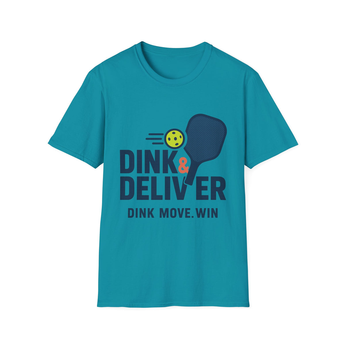 Pickleball Player T‑Shirt — 'Dink. Drive. Deliver.' Graphic Tee for Pickleball Fans - Trending Now - August 2026