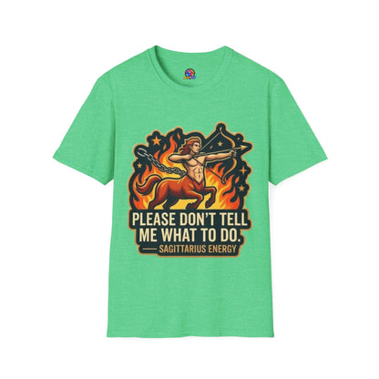 Sagittarius Archer T-Shirt — "Please Don't Tell Me What To Do" Zodiac Graphic