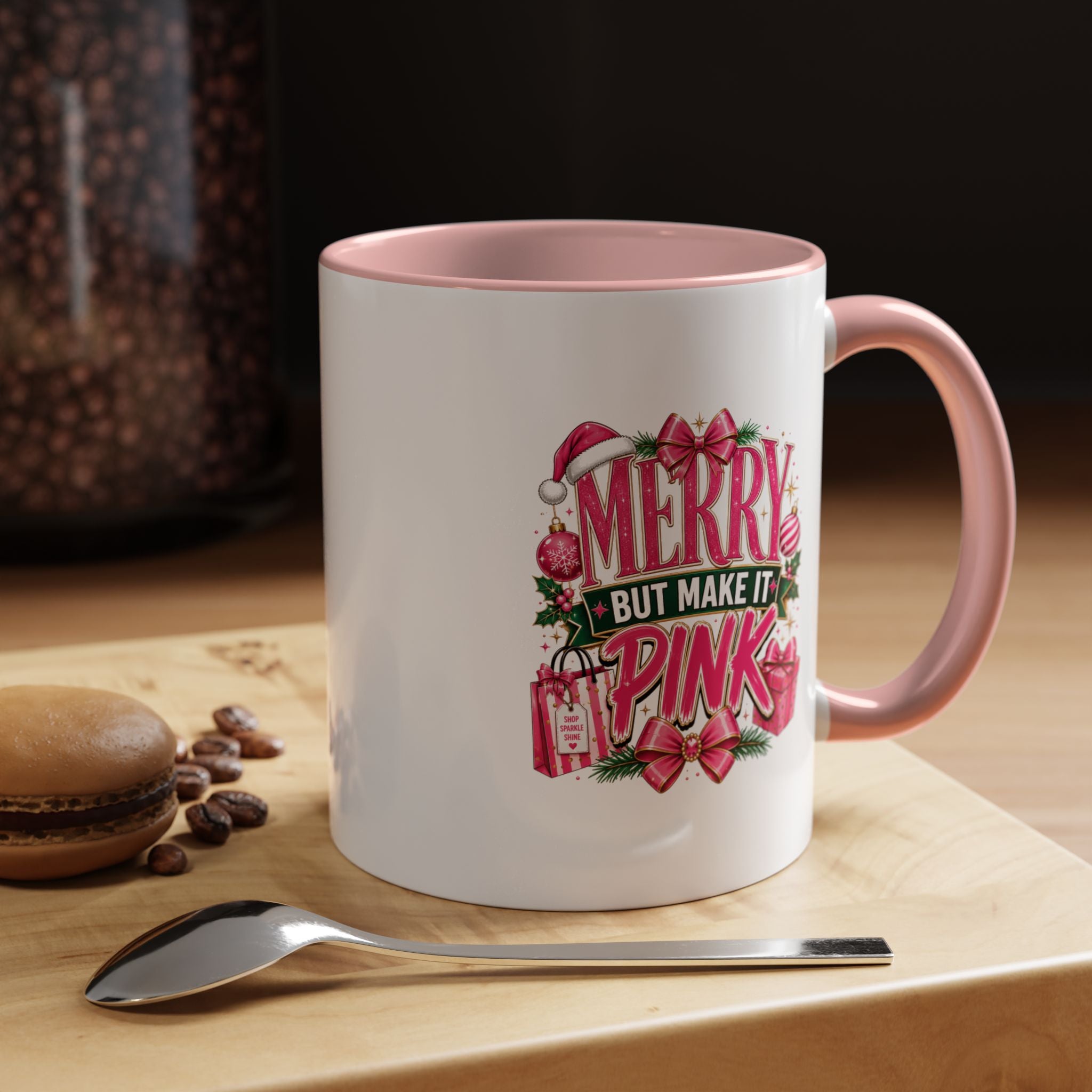 Accent Coffee Mug Merry Pink