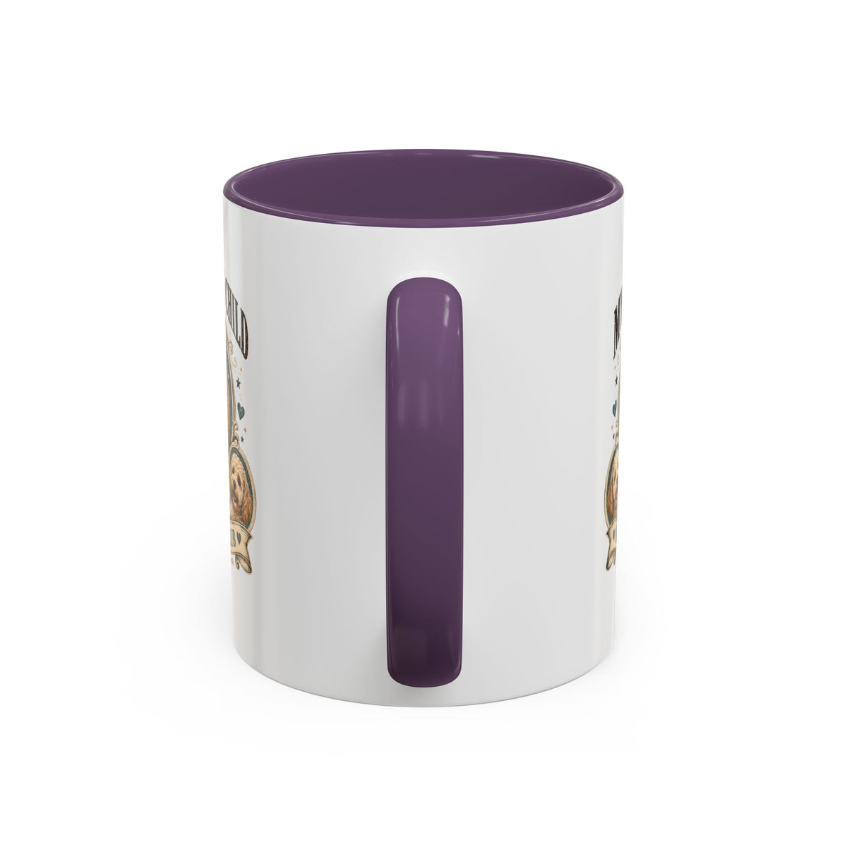 Milo Bailey Dog Dad Mom Dog Mom Coffee Mug – “My Favorite Child” Cute Paw Print Accent Mug
