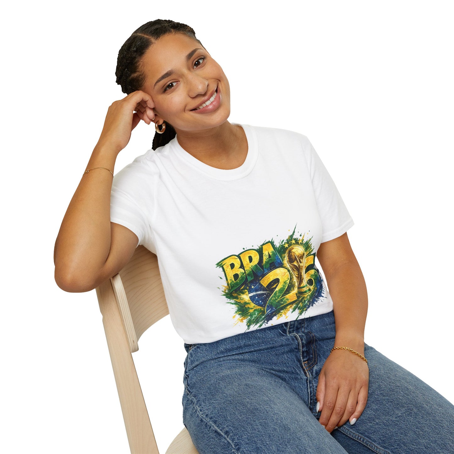 Brazil 25 T‑Shirt — Brazil Soccer World Cup Graphic Tee