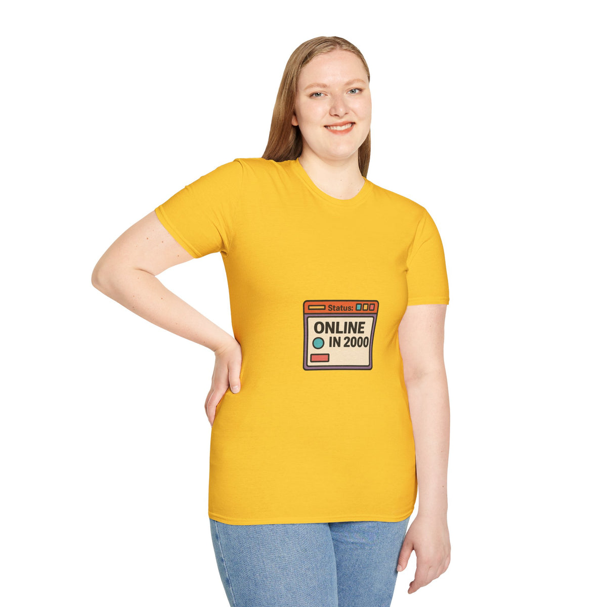 Online in 2000 Y2K Retro T-Shirt - Trending Now - October 2026