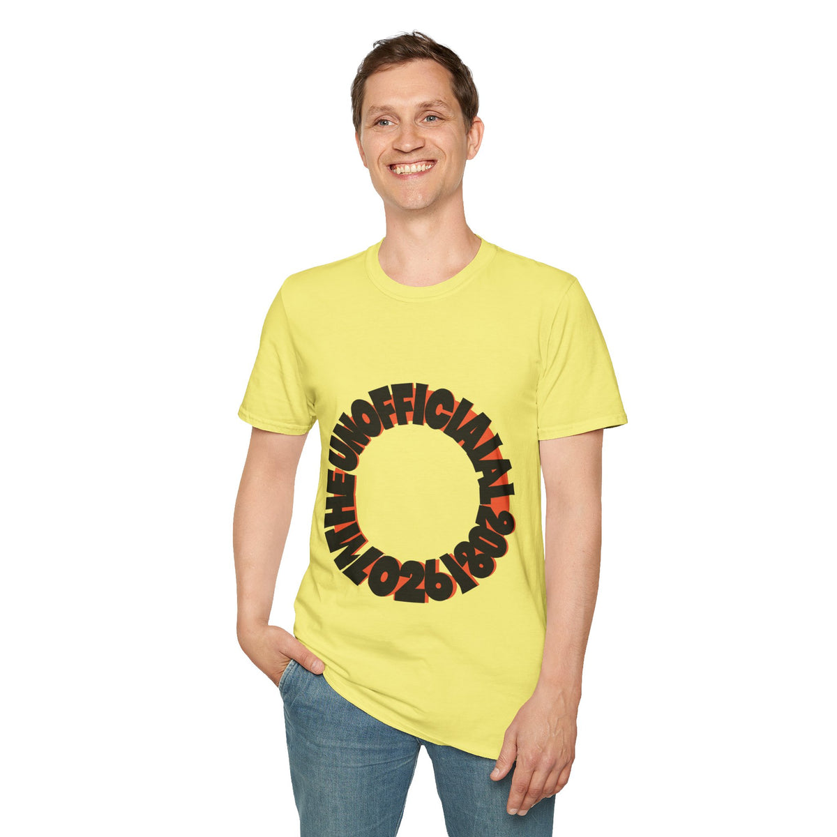The Unofficial 2026 Retro Circular Tee - Bold Slogan Streetwear Graphic T-Shirt - Trending Now - September 2026