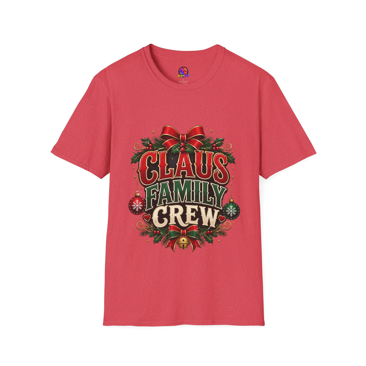 Claus Family Crew T-Shirt — Festive Christmas Holiday Tee