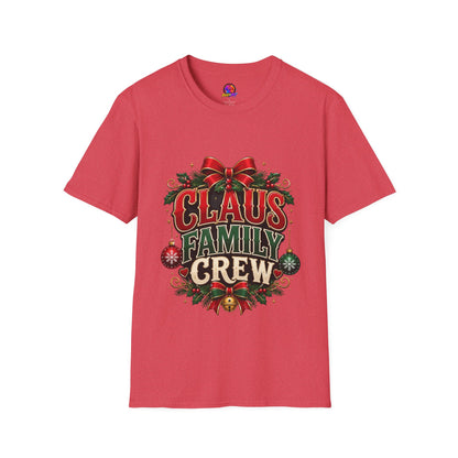Claus Family Crew T-Shirt — Festive Christmas Holiday Tee