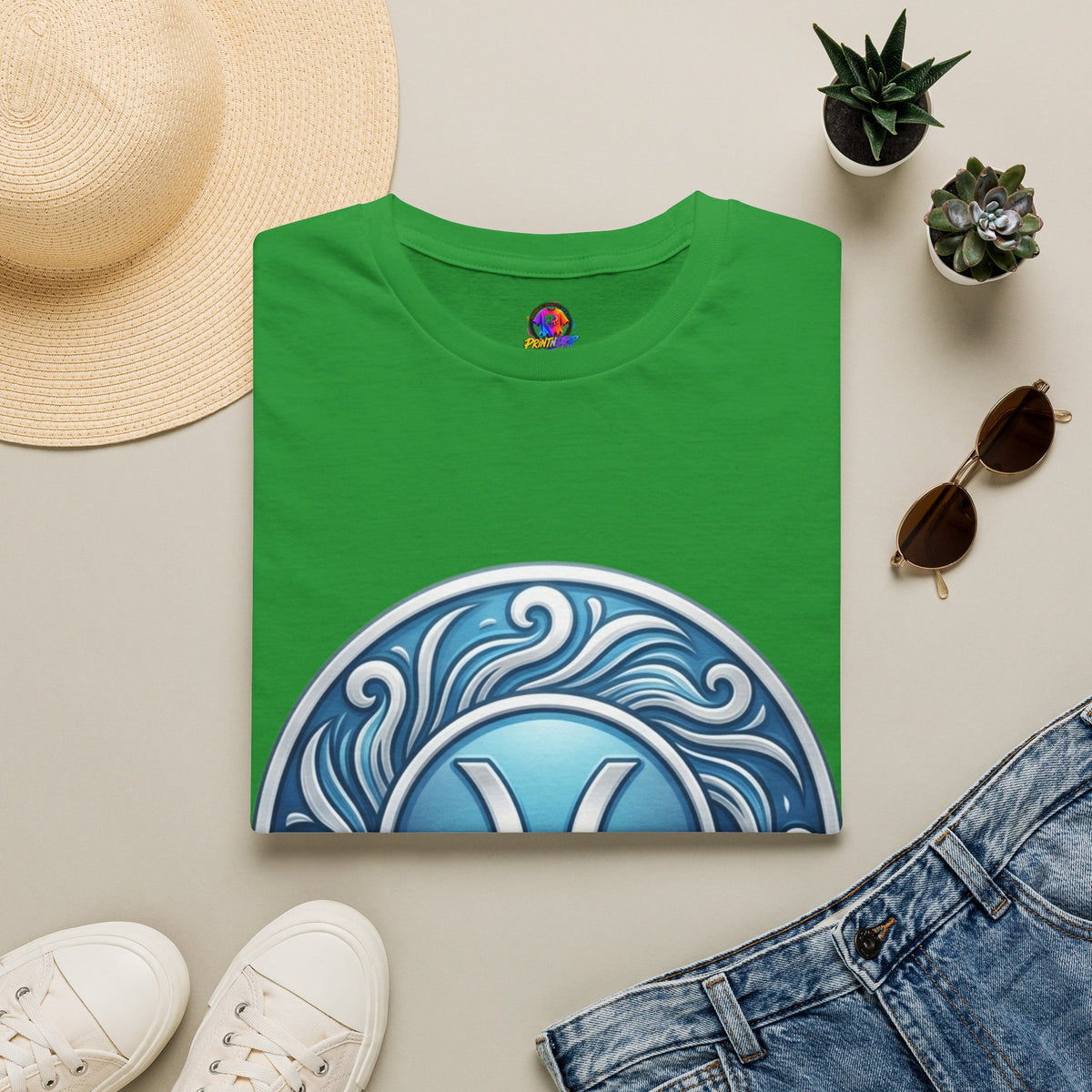 Pisces Zodiac T-Shirt – Blue Water Sign Astrology Tee