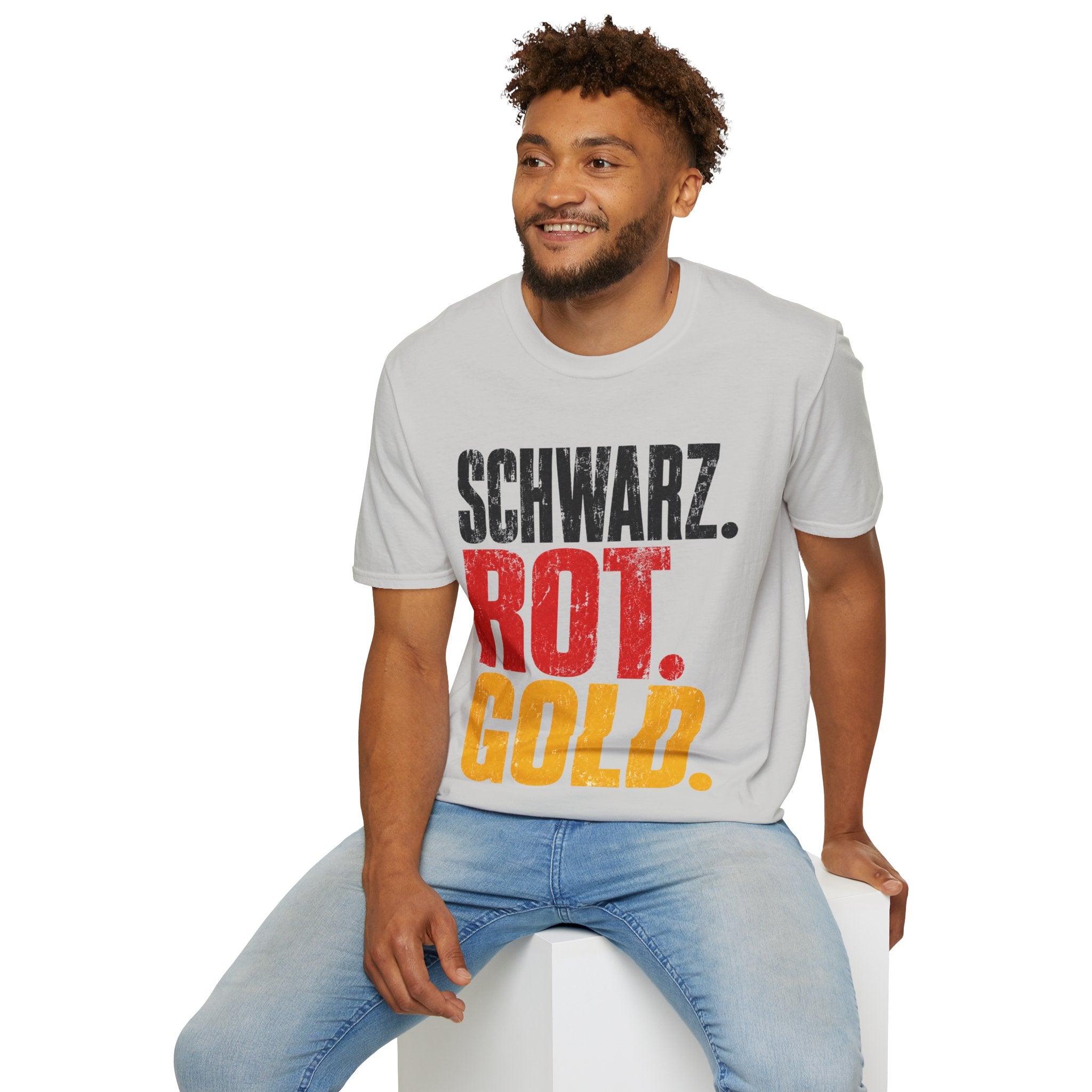 Germany Schwarz Rot Gold T-Shirt — German Flag Pride Graphic Tee