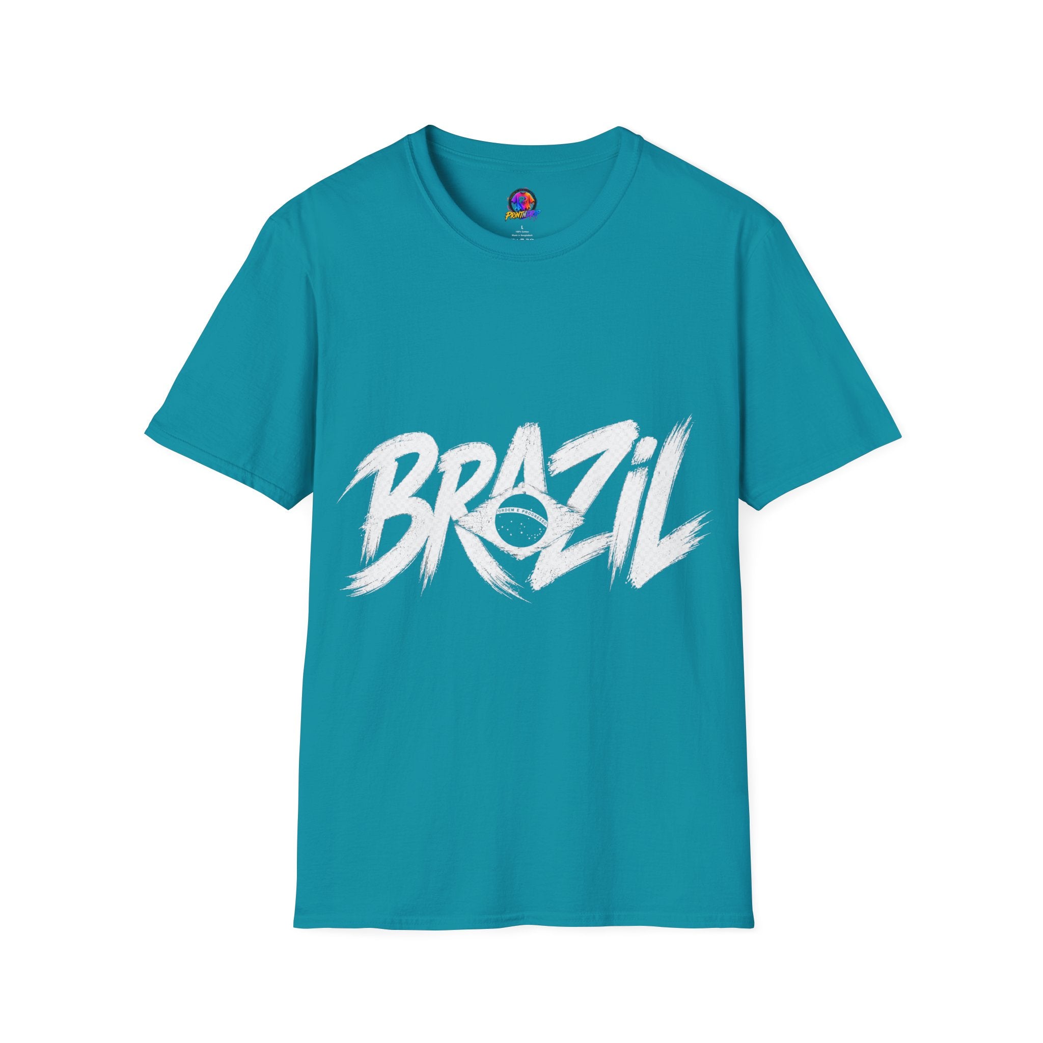 Brazil Minimal Marble Waves T-Shirt