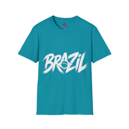 Brazil Minimal Marble Waves T-Shirt