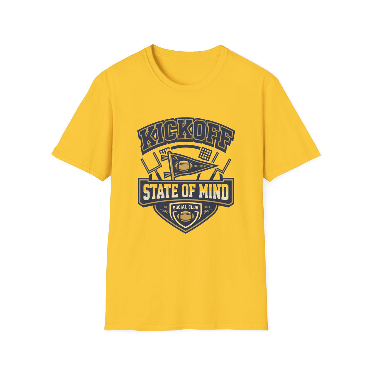 Kickoff Football Shield T‑Shirt — Game Day Vintage Style - Trending Now - August 2026