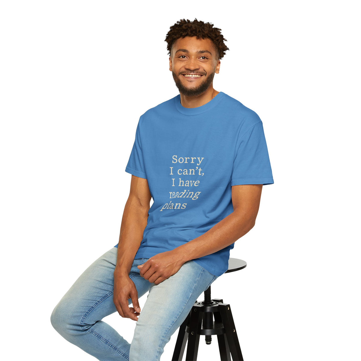 Reading Plans T-Shirt — "Sorry I Can't, I Have Reading Plans" Literary Tee - Trending Now - October 2026