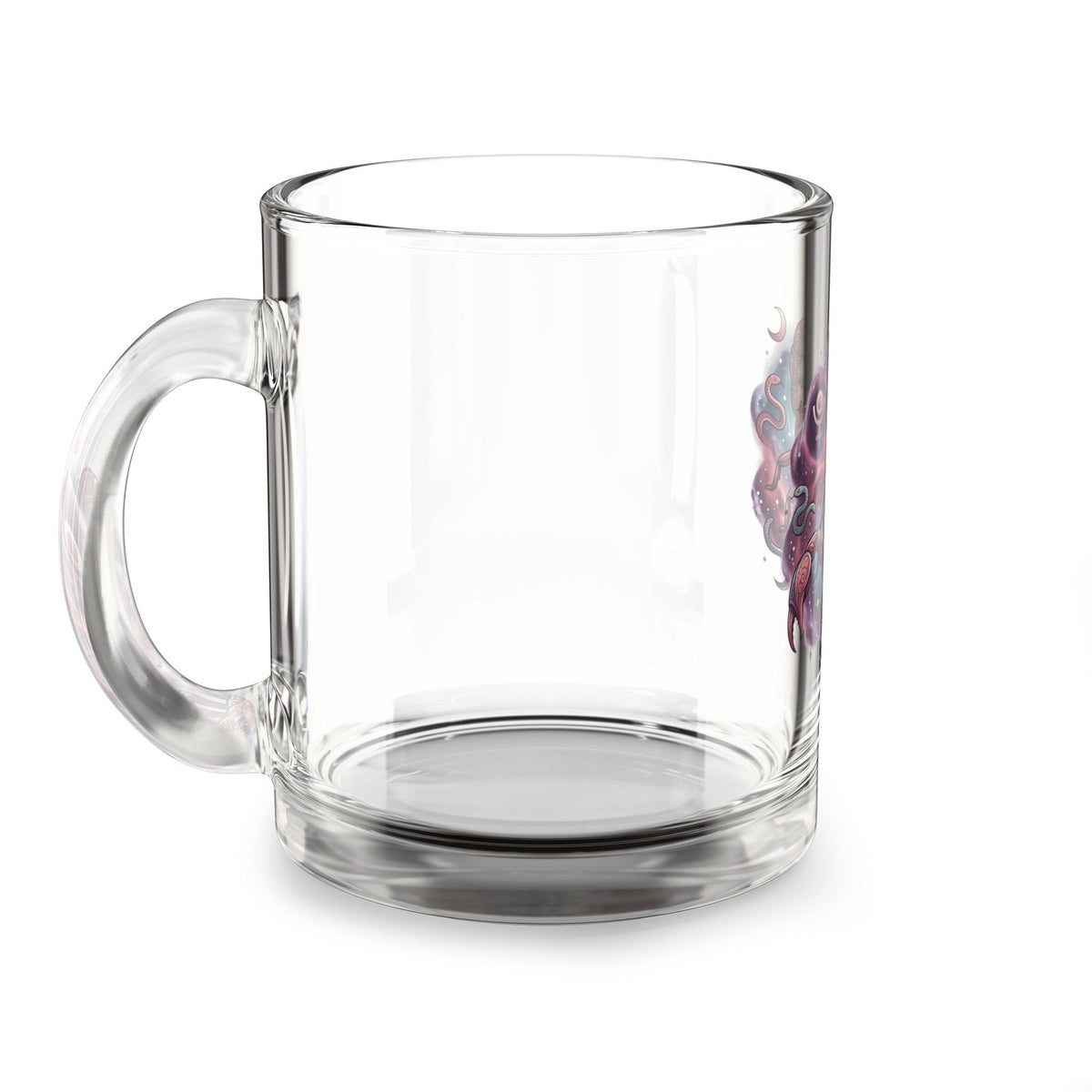 Scorpio Zodiac Glass Mug — Mystical Cosmic Scorpion 10oz
