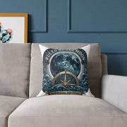Cancer Zodiac Pillow Ruled By The Moon, Guided By Intuition Square Poly Canvas Pillow