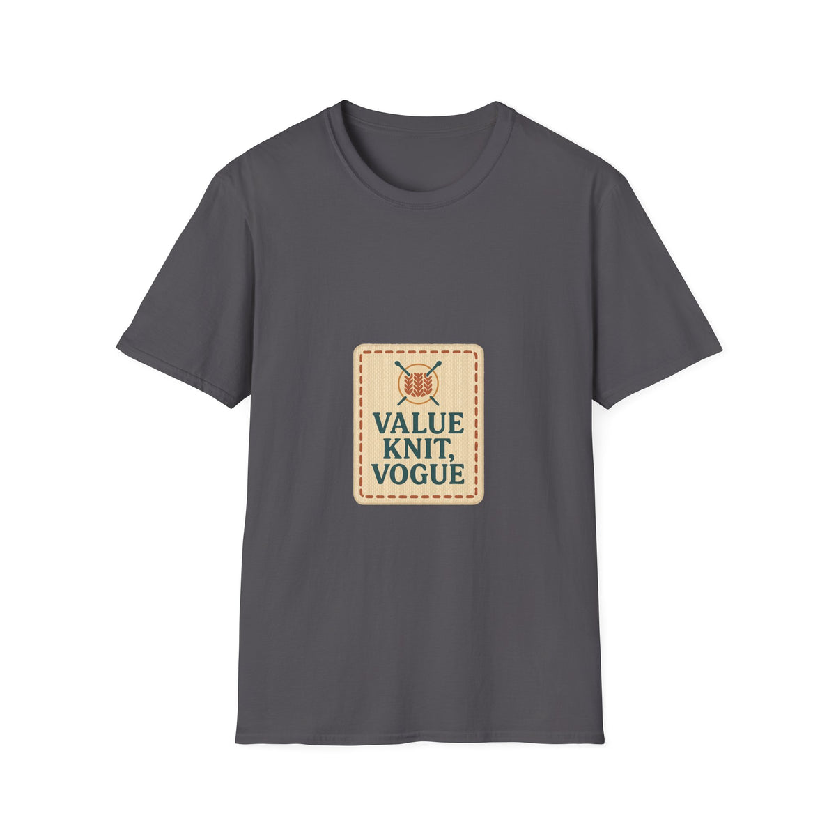 Value Knit Vogue T-Shirt — Vintage Knitting Graphic Tee - Trending Now - October 2026