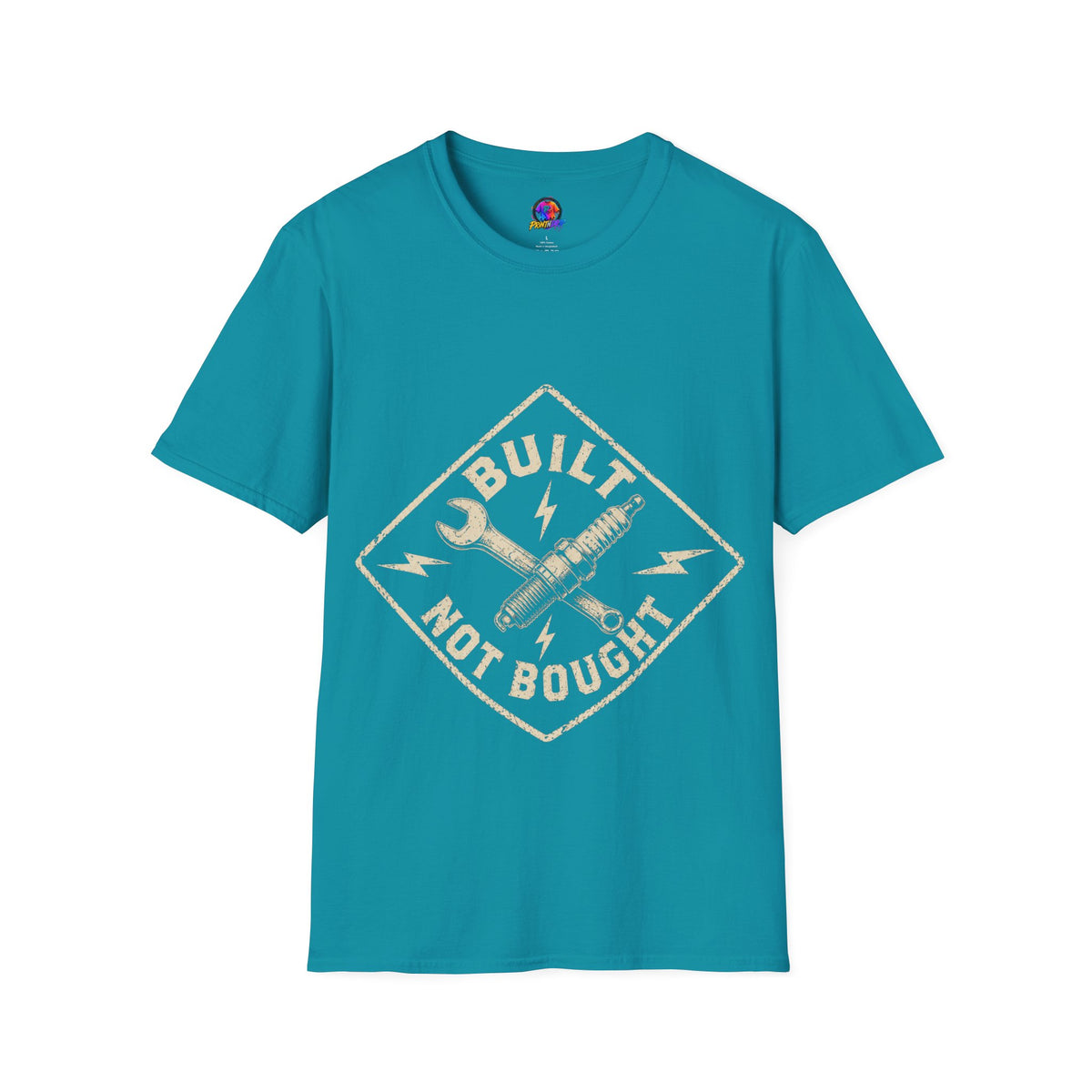 Built Not Bought T-Shirt — Vintage Mechanic Auto Repair Tee