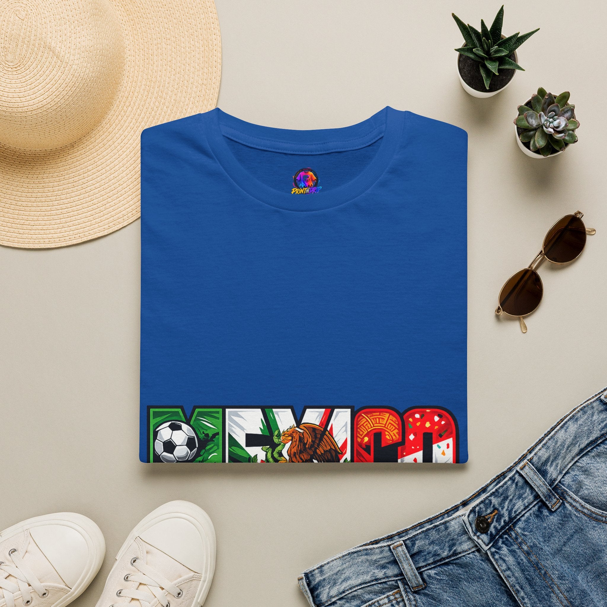Mexico Soccer T-Shirt — Mexican Flag Football Pride Tee