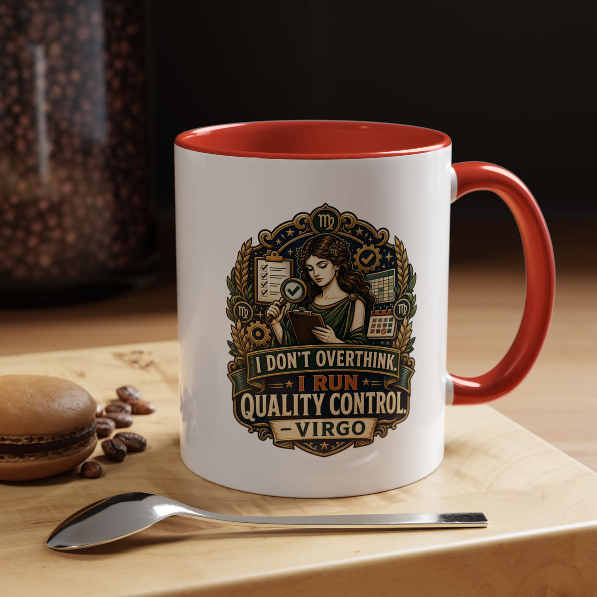 Zodiac Virgo Accent Coffee Mug